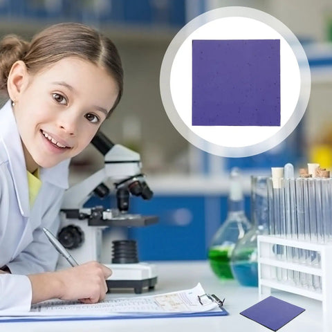 Blue Cobalt Glass Sheet With Filtering And Protective Features For Chemistry Experiments Flame Color Tests Lab Work And Industrial Cement Production For Durable Lab Grade Glass For Safe, Precise Results, purple square sheet in lab