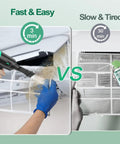 Electric Air Duster Blower With Two Speed Settings And Four Brush Attachments For Electronics Cleaning demonstration