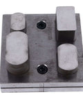 Versatile Alloy Steel Punch Die Disc Set for Jewelry Crafting shown from top view with multi-size dies for precision shaping