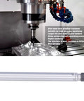 Two Piece Set Straight Shank Collet Chuck Holder Built Tough From 40Cr Plus Carbon Steel For CNC Milling Lathe Tools With Wrench