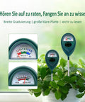 2 Pack Soil Moisture And pH Meter Kit No Battery Required, Lightweight Portable Garden Test Tool with dial display in plants