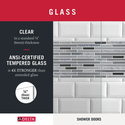 Classic Semi Frameless Sliding Bathtub Enclosure With Clear Tempered Glass And Brushed Nickel Track Slick Traditional Style For A Dang Good Bathroom Refresh Durable Build No Nonsense And Designed To Fit Typical Sixty Inch Bases Great