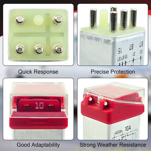 Mercedes Overload Protection Relay With Real Time Current Monitoring For 1982 1987 Models Fits W124 W126 W201 R107 W460 W461