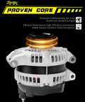 Beefed Up 12V 120 Amp Alternator With 6 Groove Clockwise Pulley For Honda CRV EX LX EX L 2012 2013 2014 Civic Si 2012 2013 2014 2015 Acura ILX Base 2013 2014 2015 Replacement OE 31100 RX0 A01 11604N showcasing premium craftsmanship