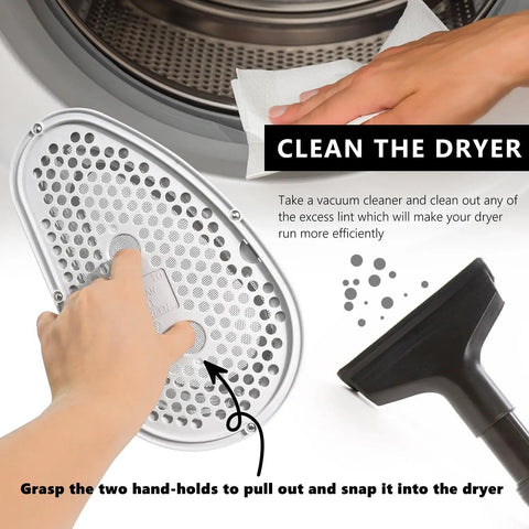 Hand holding Upgraded Dryer Lint Screen With Case Cover For Whirlpool And Kenmore Dryers And Washers, heavy duty