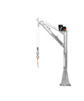 Smooth Operator DC Powered Jib Crane With Galvanized Build And Telescoping Boom handles 1500 pounds with 360 swivel design.