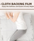 Top Shelf Heavy Duty Adult Underpads 36X30 40 Pack Super Absorbent Disposable Chux Pads shown on a bed with a person lying on it.