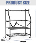 Wall Mounted Golf Bag Organizer With Rolling Storage Rack dimensions shown including hooks and shelf