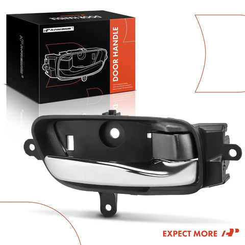 Nissan Right Passenger Interior Door Handle Replacement Textured Black Direct Fit For Altima 2013-2018, Compatible with Pathfinder Armada
