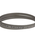 Bi-Metal Bandsaw Blade For Stainless Steel, M42 Grade, 64.5 Inch Long, 1/2 Inch Wide, 0.025 Inch Thick, 6/10 TPI Variable Teeth
