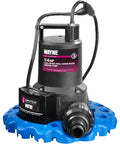 Reinforced Thermoplastic Pool Cover Pump With One Quarter HP Motor, Auto On Off, iSwitch Sensor, Up To 3,000 GPH