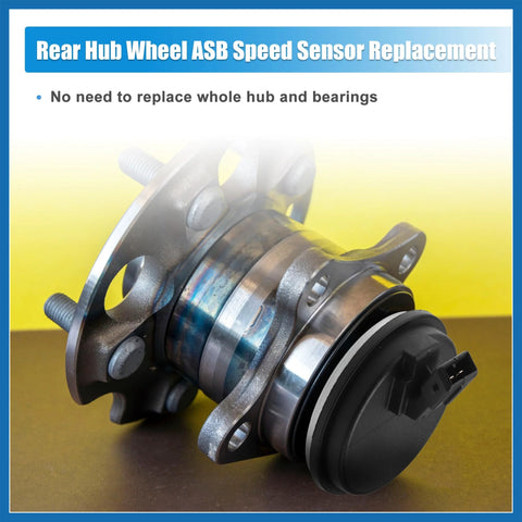 Rear Hub Bearing ABS Speed Sensor For Hyundai Veloster Elantra GT And Kia Forte 2019 To 2023 Direct Fit With OEM Number 58980F0000