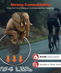 Elephant on Electric Bike Wheel Showing 48V 1000W Electric Bike Conversion Kit For 28 Inch To 29 Inch Rear Wheel