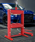 10 Ton Hydraulic Shop Press For Your Garage Or Small Shop H Frame Benchtop Press With Adjustable Height Hydraulic Cylinder