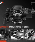 Front Right Steering Knuckle And Wheel Bearing Hub Assembly For 2011 Hyundai Sonata 2.4L With Sport Suspension Passenger Side Direct Fit Replacement Part For Smooth Handling And Easy Bolt On Installation.