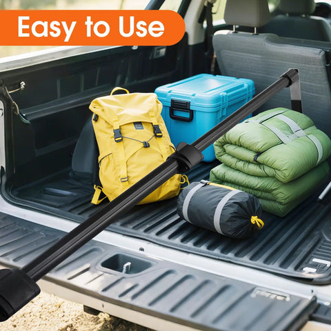 Magnetic Truck Bed Cargo Grabber Reach Tool With Telescoping 2.5 to 6.3 Ft Reach Double Hooks Heavy Duty Pickup Truck Accessory For Quick Cargo Retrieval In Trailer Or RV
