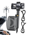 Get Into Those Tricky Tight Spaces With This Versatile Compact Borescope Camera featuring a 6mm flexible shaft for vehicle inspection.
