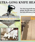 Hardworking Electric Foam Planer Packs A Beefy 1800 Watt Motor To Chew Through Spray Foam And Polyurethane Insulation Delivers Razor Sharp Flat Walls Jobsite Ready For Drywall Installation with ultra-long knife head design.