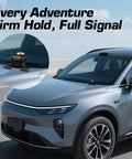Lip Mount Ham Radio Antenna Bracket For Cars Trucks SUVs Hatchbacks No Drill Installation shown on vehicle hood.