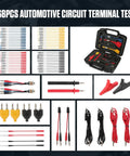 68 Piece Automotive Circuit Test Lead Kit With Multimeter Test Leads Electrical Breakout Leads Terminals Alligator Clips