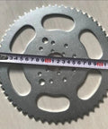 High Performance 56 Tooth Chain Sprocket With Three Hole Six Hole Nine Pattern For 415 And 415H Chain On Gas Motorized Bicycle