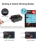 Long Range 2.4Ghz RC Transmitter With 7 Channel Controller And R7FG Gyro Receiver Telemetry binding and switch modes