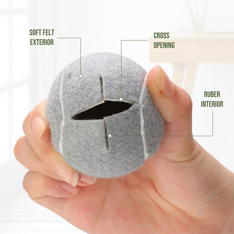 Bulk 500 Pack Precut Tennis Ball Chair Leg Caps 2.5 Inch Gray Floor Guards showcasing soft felt exterior and rubber interior.