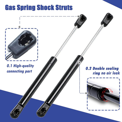 10 Inch Gas Spring Shocks Heavy Duty Lift Supports 22 Point 5 Lbs 100N Go To Cabinets Tool Boxes Toy Chests detail view