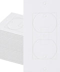 Block Those Dreaded Seasonal Drafts Dead In Their Tracks With This 30 Pack Of Eva Foam Outlet Insulator Pads Sealing Switches And Wall Plates For Cozier Living Spaces, showing stacked white foam gaskets.