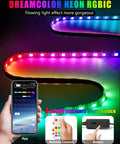 LED Light Strips For Scooters For Night Riding 5V High Bright 5050 LEDs App Controlled RGBIC Waterproof Two In One Accessory