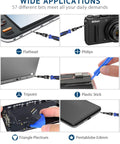 63 In 1 Precision Screwdriver Set With 57 Magnetic Driver Bits for electronics like camera, tablet, and smartphone repair