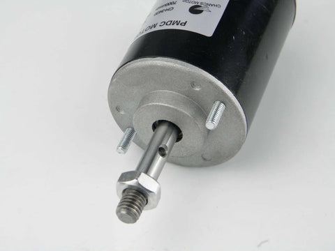Image of 12V High Speed Permanent Magnet DC Motor 3500RPM Reversible CW CCW Low Noise All Metal Construction with ball bearings close-up
