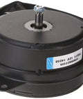 2 Pole Radiator And Condenser Fan Motor Replacement Direct Bolt On Upgrade Heavy Duty Construction Black Housing with wire harness.
