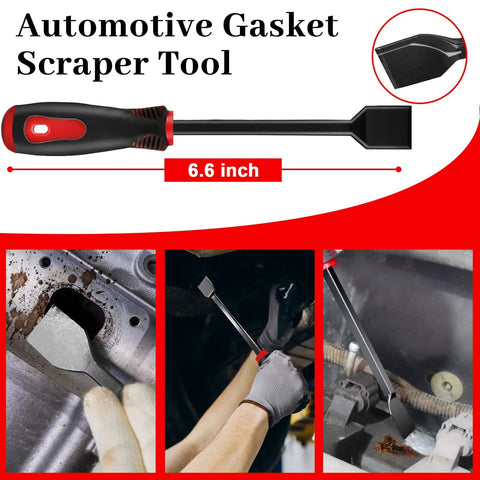 6.6 inch automotive gasket scraper tool from 17 Piece Pro Grade Mechanic Hook And Pick Tool Set For Auto Trim Removal Kit