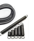 Top Tier Heavy Duty Heat Tempered Steel Dual Hook Extension Springs S Shape Tension Coil for heavy pull setups and drawstrings.