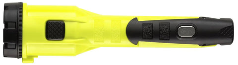 Side view of Dualie 275 Lumen Multi Function Intrinsically Safe Rechargeable Flashlight With Magnetic Clip in yellow.