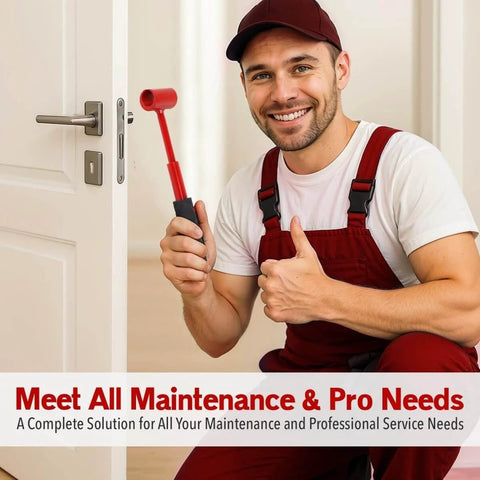 Person holding a 4 In 1 Door Hinge Adjustment Tool For Quick Door Fit Hinge Bender And Adjuster Wrench Gap Tool