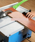 8 Inch Dead Nuts Accurate Table Saw With Kickin 1400W Motor And Slick Sliding Blade for households, cutting wood with adjustable height.