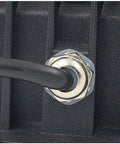 Close-up of connection point on JUDYSSY Led Floodlight showing durable aluminum body and wiring.
