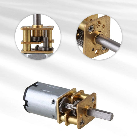 12mm DC Gear Motor Speed Reducer Replacement For GA12-N20 1000RPM Mini Metal Electric 6V With 10mm Output Shaft Set Of 10
