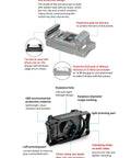 Diagram of Universal Telescope Phone Mount Adapter With One Piece Clip Fits Almost Any Smartphone And Optical Gear description