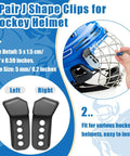 31 Piece Hockey Helmet Repair Kit With Screwdriver And Hardware Pack For Helmets And Visors, includes J Shape Clips
