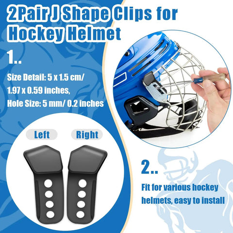 31 Piece Hockey Helmet Repair Kit With Screwdriver And Hardware Pack For Helmets And Visors, includes J Shape Clips