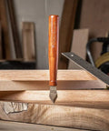Premium Woodworking Marking Knife With Razor Sharp High Carbon Steel Blade and Durable Wooden Handle on timber surface