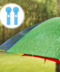 Super Easy Umbrella Repair Beads Kit with 40 Plastic Tail Tips And End Caps For Quick Folding Fix On Rain Or Sun Parasols For Snag Free Grip blue plastic umbrella rib tips on rain parasol canopy