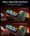 DP 3 Multi Output Guitar Pedal Power Supply With 10 Isolated DC Outputs tested with multimeter for stable performance