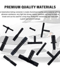 64-piece Amazon vacuum line connector kit with black nylon hose fittings for automotive silicone vacuum hoses