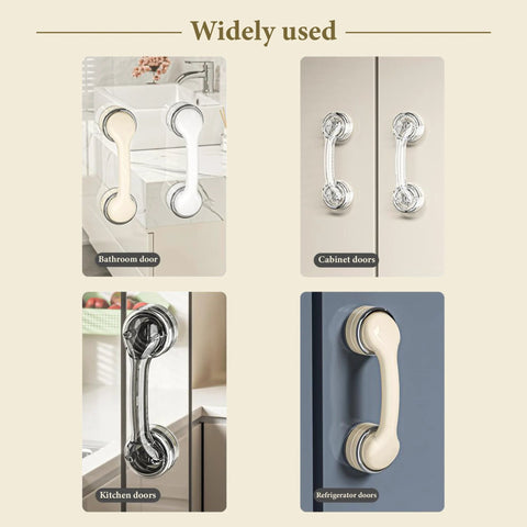 Strong Suction Cup Handle For Glass Doors And Windows Cabinets And Refrigerators No Drilling Installation on various doors