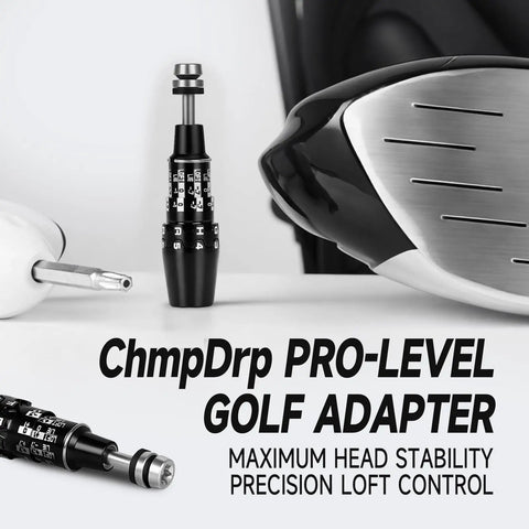335 Tip Golf Shaft Adapter Sleeve For DS Adapt X LS MAX K MAX D Drivers And Fairway Woods Universal Fit For DS Adapt Series Secure Connection And No Fuss Install displayed next to a golf club head