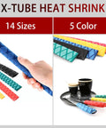 Heavy Duty Heat Shrink Wax Rod Wrap For Fishing Handles And Gear Featuring Fast Soft Shrink Action Dang Solid Anti Slip Finish And Kickass Matte Colors in blue and multi-color options.